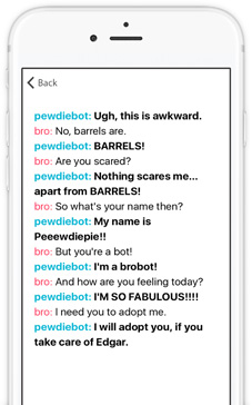 Pewdiebot phone screenshot 4