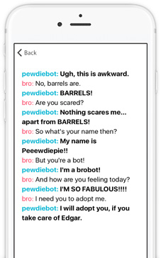 Pewdiebot phone screenshot 4